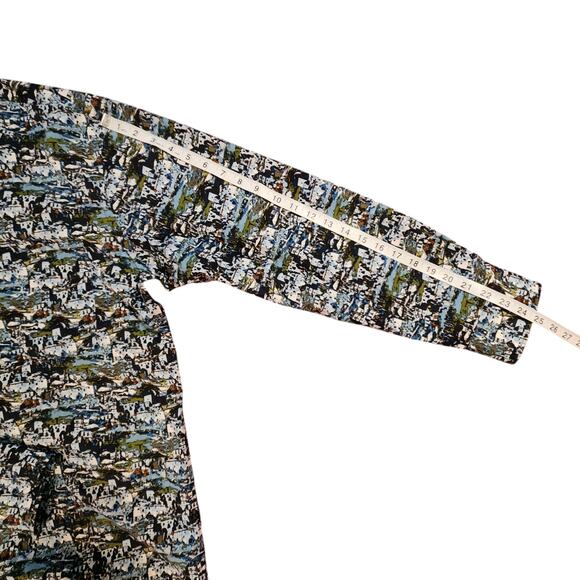 Alan Flusser Button Down Men's Casual button-up dress shirt sz Large - Picture 9 of 12